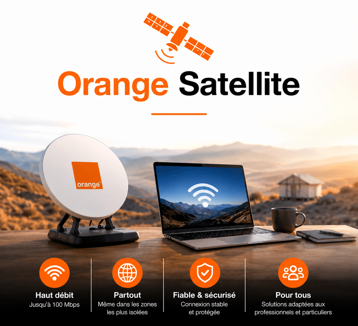 Installation de la solution Orange Satellite