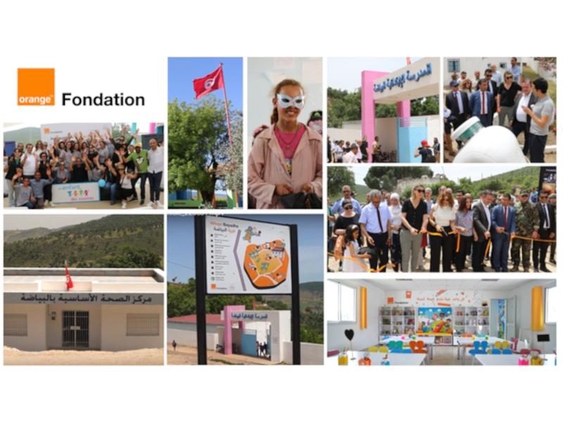 La Fondation Orange Tunisie, avec le soutien de la Fondation Orange et en partenariat avec l’association Un Enfant Des Sourires, inaugure son 3ème Village à Bayadha 