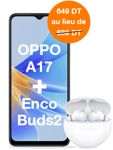 Oppo A17 Avec Enco Buds