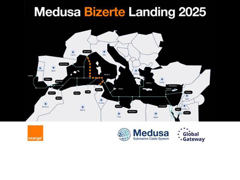 Orange Tunisie accueille le nouveau câble sous-marin MEDUSA : une avancée stratégique pour la connectivité de la Tunisie et de la Méditerranée